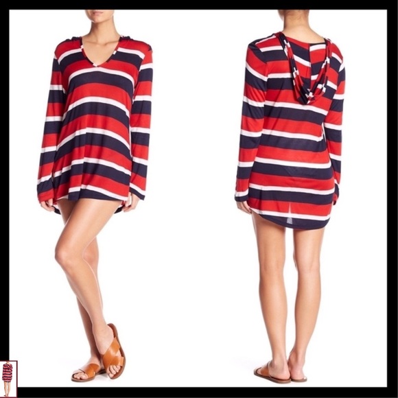 SPLENDID Hooded Tunic / Swimwear Coverup - Picture 7 of 8